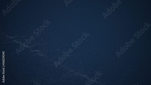 Abstract polygonal space low poly dark background with connecting dots and lines. Connection structure. 3d rendering