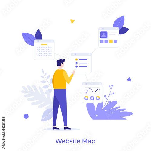 Business Character Vector Template