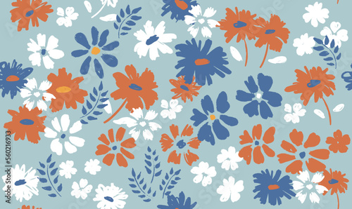 Floral background for textile  swimsuit  pattern covers  surface  wallpaper  gift wrap.  