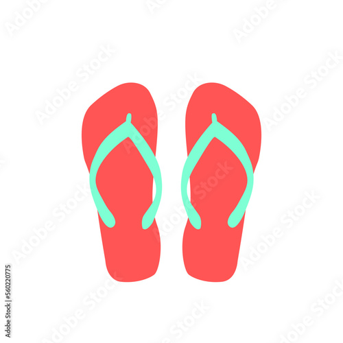 flip flops isolated on white, ojotas, chanclas, chancletas, verano, zapatos, zapatillas, crocs, arena, summer, sol, calor, pileta, pool, agua, poolparty, party, summer party, icon flip flops, vector