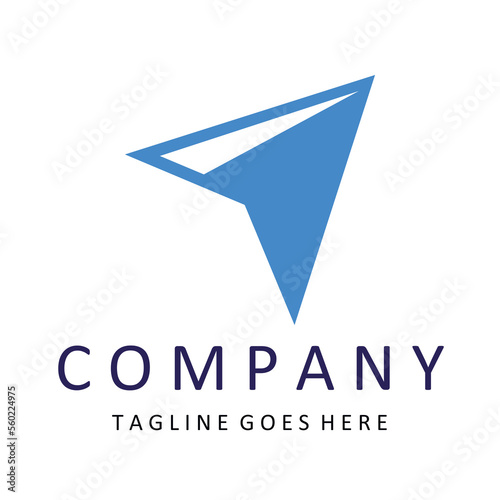 Free Download Arrow logo. Abstract shape logo for company name - GFXLoad