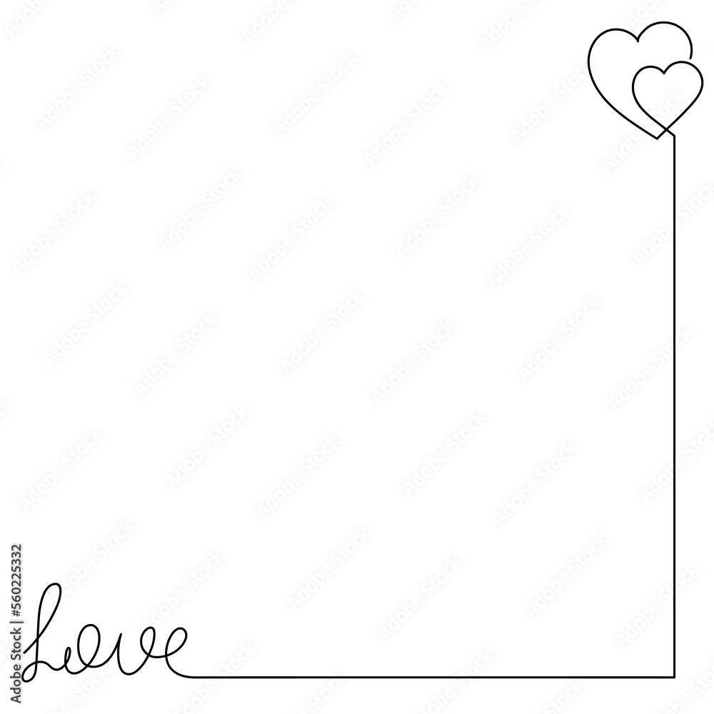 Love word with hearts one-line continuous contour,hand-drawn romantic text design for Valentine's Day.Calligraphy motivational quote, handwriting lettering.Editable stroke.Isolated.Vector illustration Love word with hearts one-line continuous contour,hand-drawn romantic text design for Valentine's Day.Calligraphy motivational quote, handwriting lettering.Editable stroke.Isolated.Vector illustration