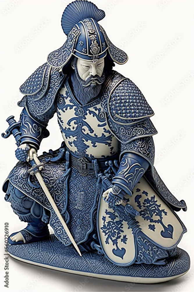 Fototapeta premium Porcelain samurai