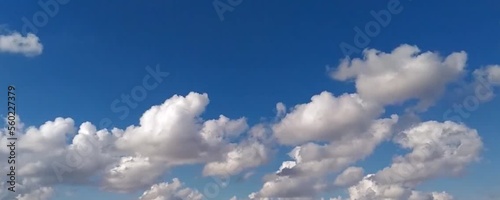 Fototapeta Naklejka Na Ścianę i Meble -  blue sky and white clouds background very cool