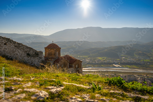 St. Theodores church in Berat castle Albania photo