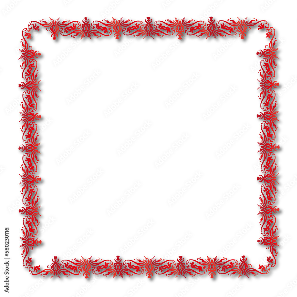 Obraz premium frames in vintage style with elements of ornament, art, pattern, background, texture