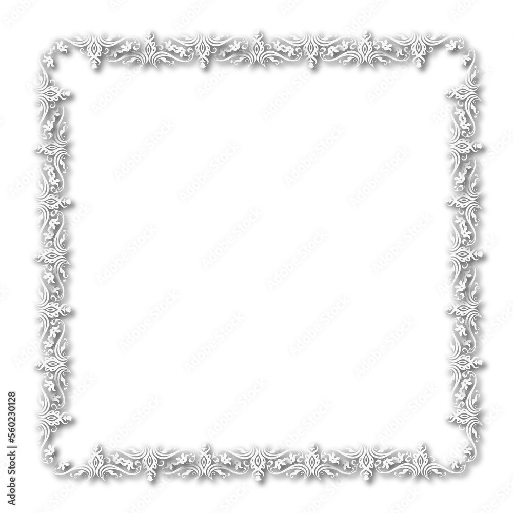 Fototapeta premium frames in vintage style with elements of ornament, art, pattern, background, texture