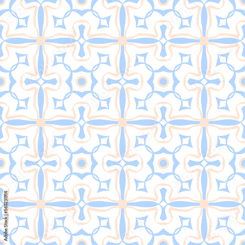 Geometric Seamless Pattern with Tribal Shape. Designed in Ikat, Boho, Aztec, Folk, Motif, Luxury Arabic Style. Ideal for Fabric Garment, Ceramics, Wallpaper. Vector Illustration.