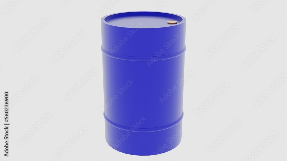 Fuel barrel created in 3D program Fuel barrel created in 3D program