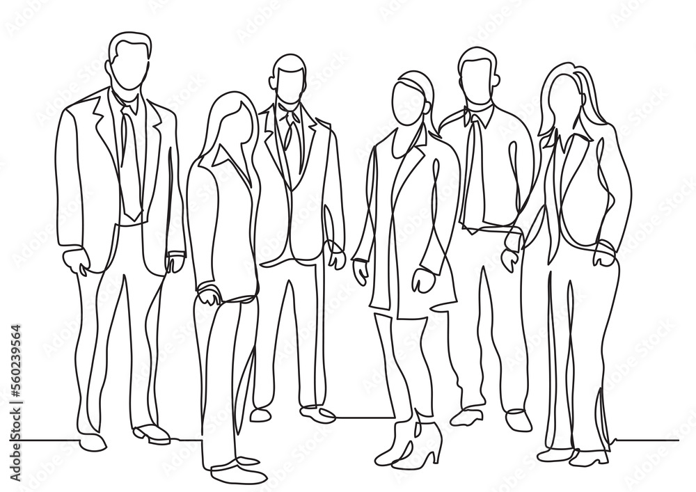 continuous line drawing large group business professionals - PNG image with transparent background continuous line drawing large group business professionals - PNG image with transparent background