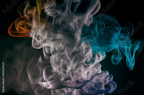 Colorful Smoke, Colorful Fog, Abstract background smoke wallpaper