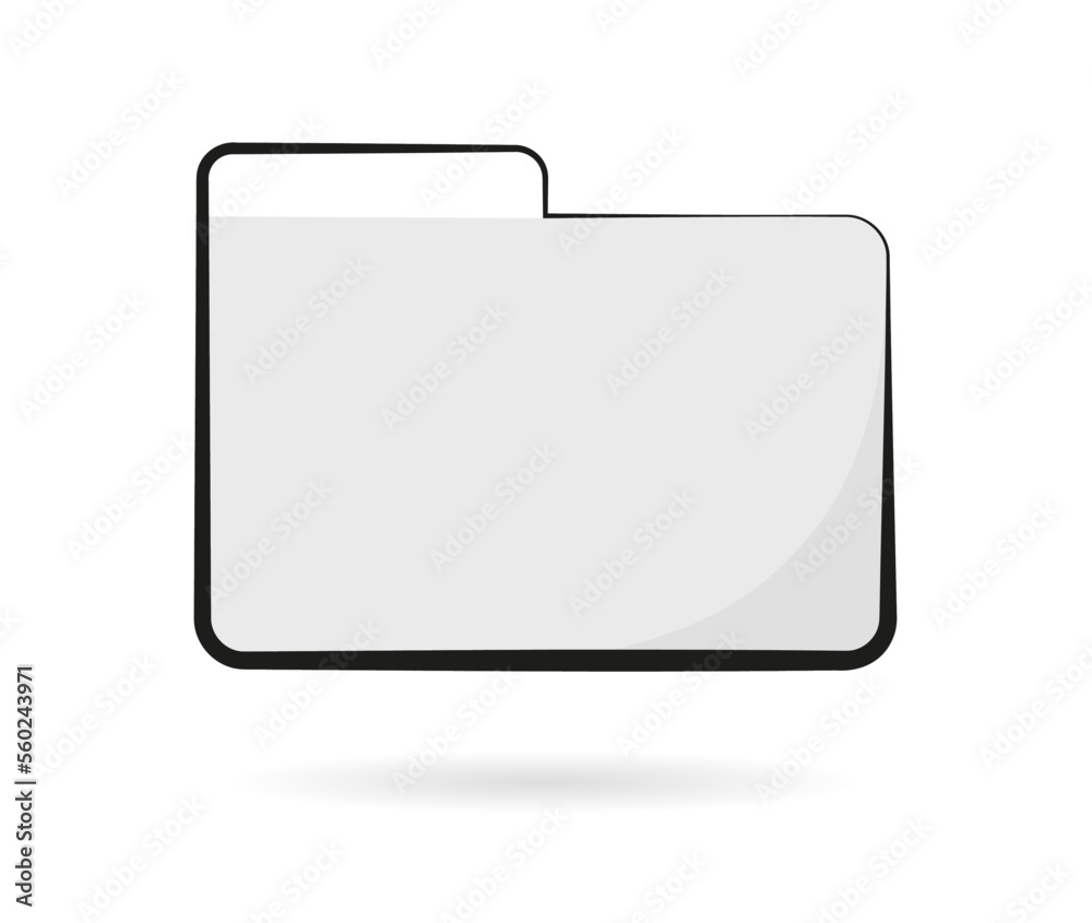 Szary folder ikona Szary folder ikona