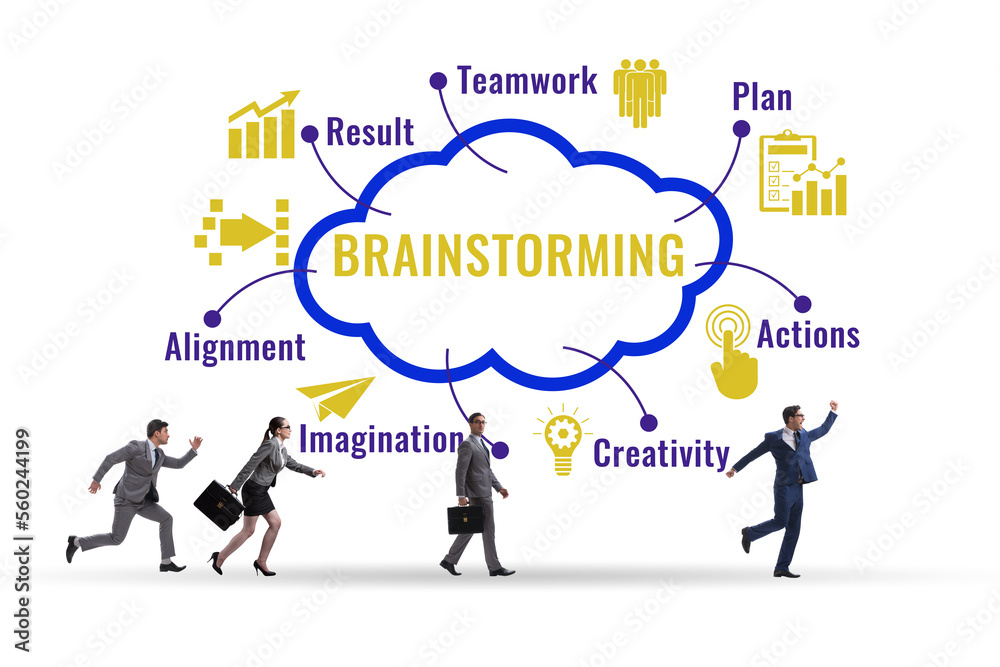Brainstorming concept as a solution tool Brainstorming concept as a solution tool