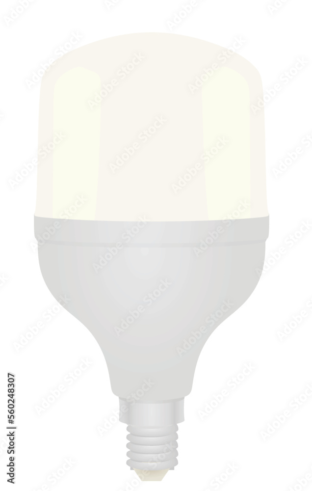 Led wide bulb. vector illustration Led wide bulb. vector illustration