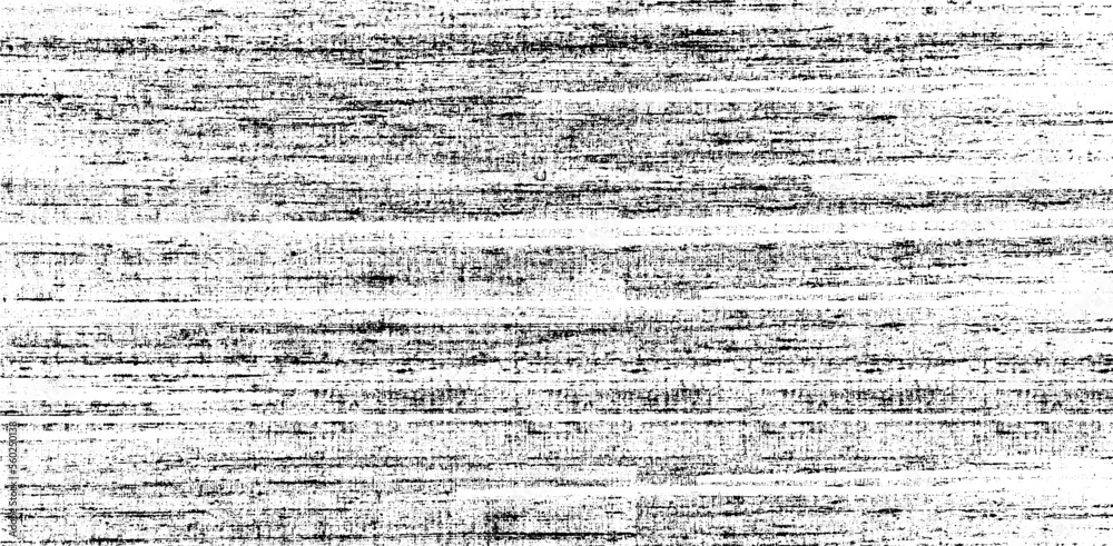 Obraz premium Vector fabric texture. Distressed texture of weaving fabric. Grunge background. Abstract halftone vector illustration. Overlay to create interesting effect and depth. Black isolated on white. EPS10.