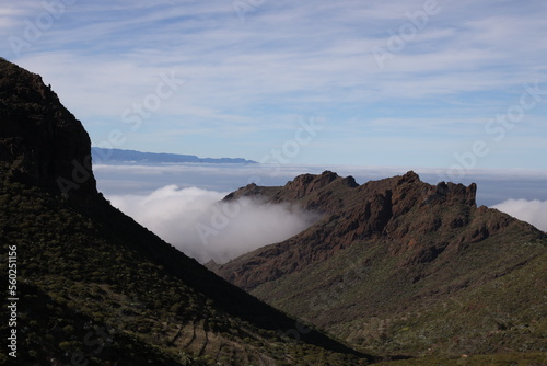 Blick auf La Gomera von Teneriffa