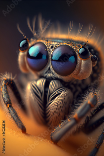 Araignée sauteuse © G. Lechevalier