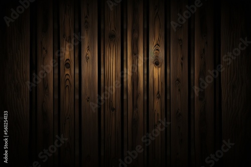 dark grunge brown wood texture. Abstract background for floor texture  generative ai