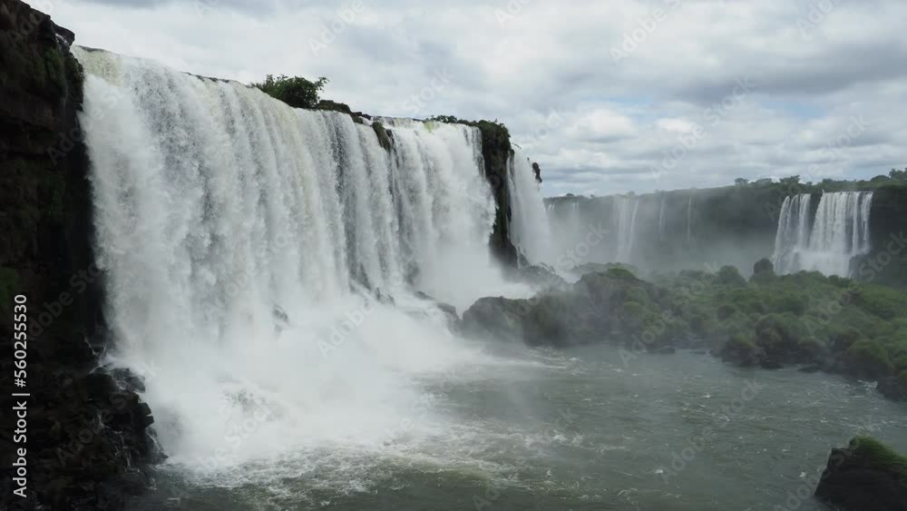 Iguazu Falls waterfall in the mountains Iguazu Falls waterfall in the mountains