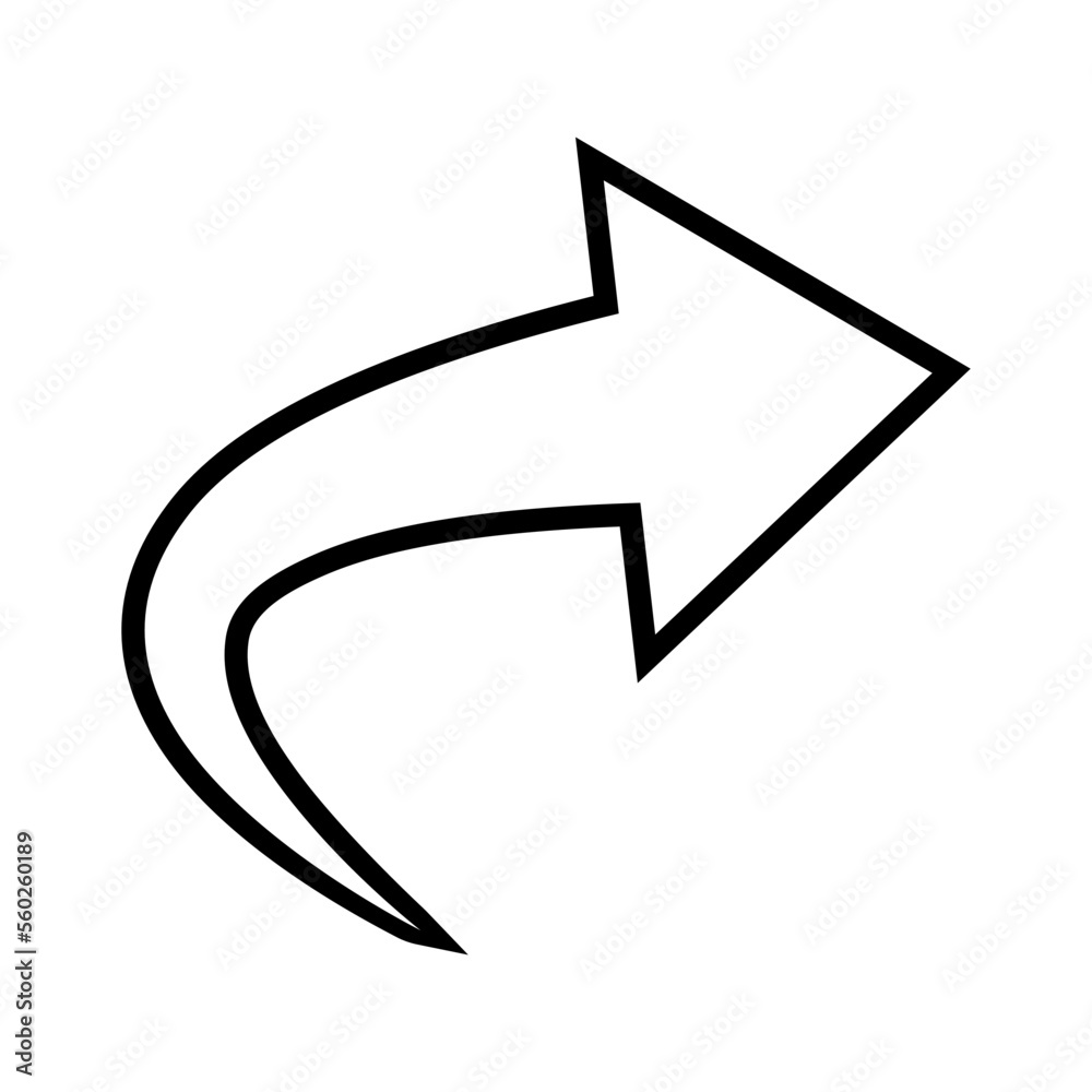Arrow icon vector. Pointer illustration sign. Direction symbol or logo. Arrow icon vector. Pointer illustration sign. Direction symbol or logo.