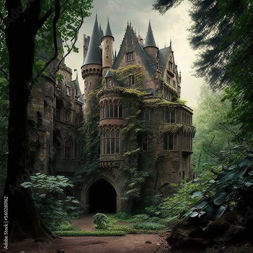 Castle in the woods
