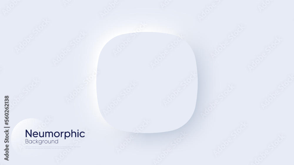Neumorphic square background with square concentric elements. Minimal abstract clean paper 3d design template. Concentric neumorphic frame banner. Realistic paper surface. Vector Neumorphic square background with square concentric elements. Minimal abstract clean paper 3d design template. Concentric neumorphic frame banner. Realistic paper surface. Vector