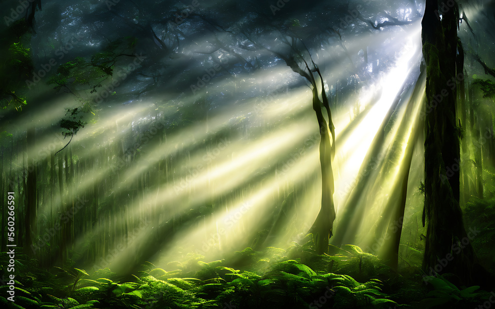 Series of Generative AI Landscape Daintree Rainforest Series of Generative AI Landscape Daintree Rainforest