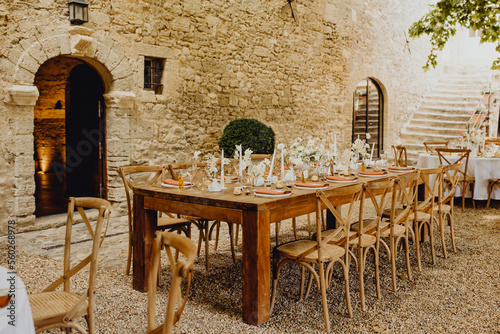 Réception de mariage dans une bastide provençale