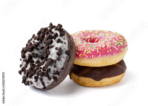Delicious glazed donuts iso...