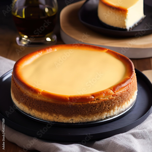 cheesecake on a plate