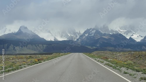 road in the mountains Patagonia