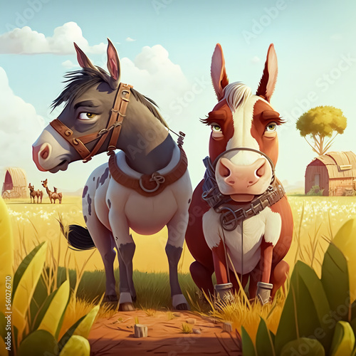 farm animals illustration