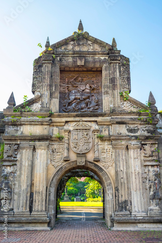 Reconstructed main gate entrance to Fort Santiago, Intramuros, Manila photo