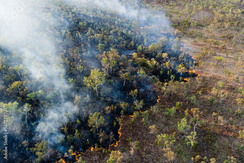 Prescribed burn, Fish River protected area, Australia
