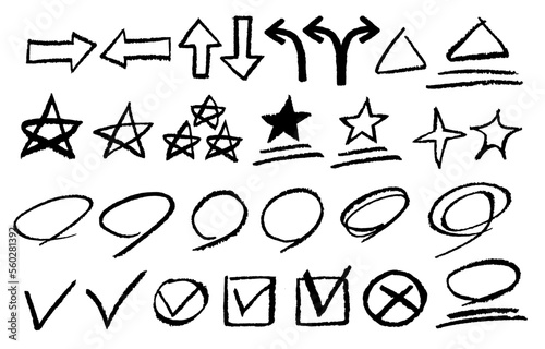 set of various icons, 다양한 아이콘 세트