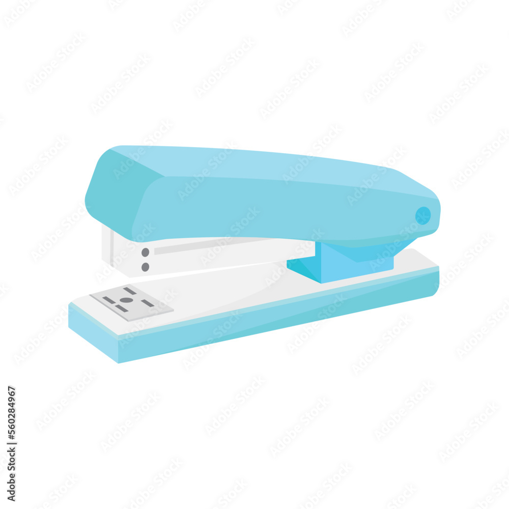 Stapler vector illustration on white background. Stapler can quickly organize documents. Office supplies or school supplies. Stapler vector illustration on white background. Stapler can quickly organize documents. Office supplies or school supplies.
