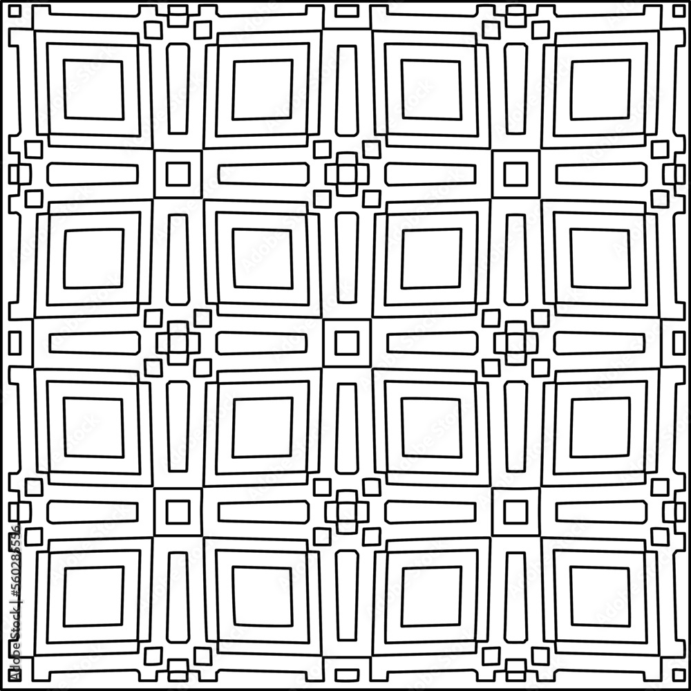 Stylish texture with figures from lines.
Abstract geometric black and white pattern for web page, textures, card, poster, fabric, textile. Monochrome graphic repeating design.
Stylish texture with figures from lines.
Abstract geometric black and white pattern for web page, textures, card, poster, fabric, textile. Monochrome graphic repeating design.