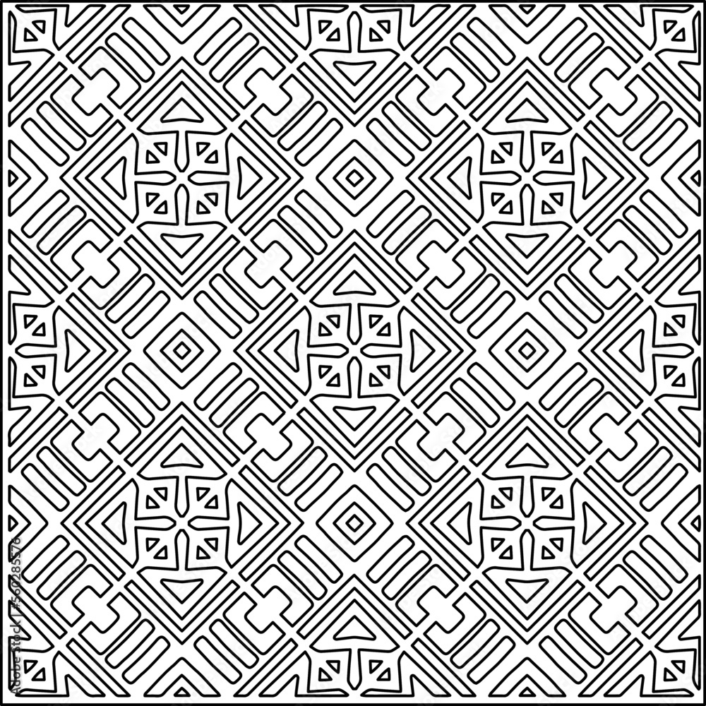 Stylish texture with figures from lines.
Abstract geometric black and white pattern for web page, textures, card, poster, fabric, textile. Monochrome graphic repeating design.
Stylish texture with figures from lines.
Abstract geometric black and white pattern for web page, textures, card, poster, fabric, textile. Monochrome graphic repeating design.