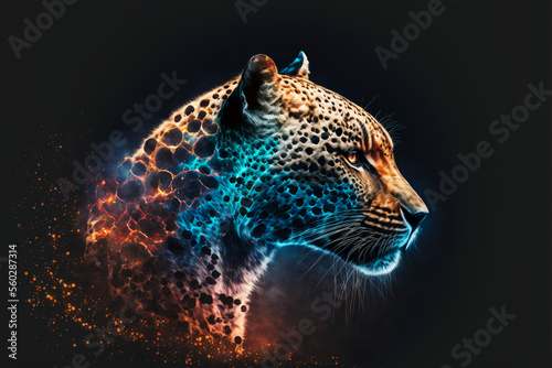 Das Feuer im Leoparden