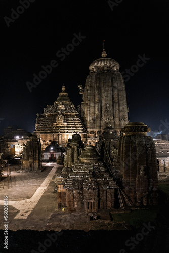 One of the most popular Hindu temples of Odisha, Lingaraj temple in Bhubaneshwar, India.