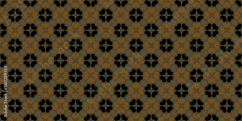 Geometric tile shapes background. Seamless pattern.Vector. 幾何学タイルパターン　背景素材
