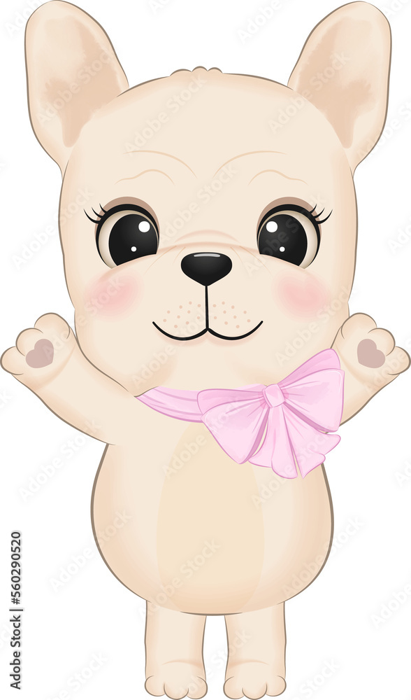 Obraz premium Cute French Bulldog
