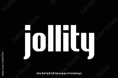 Bold and playful display font vector