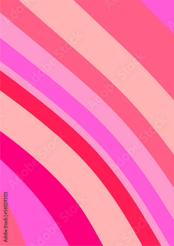 The background image is in pink tones  using shapes to arrange. Composition with gradation used for graphics