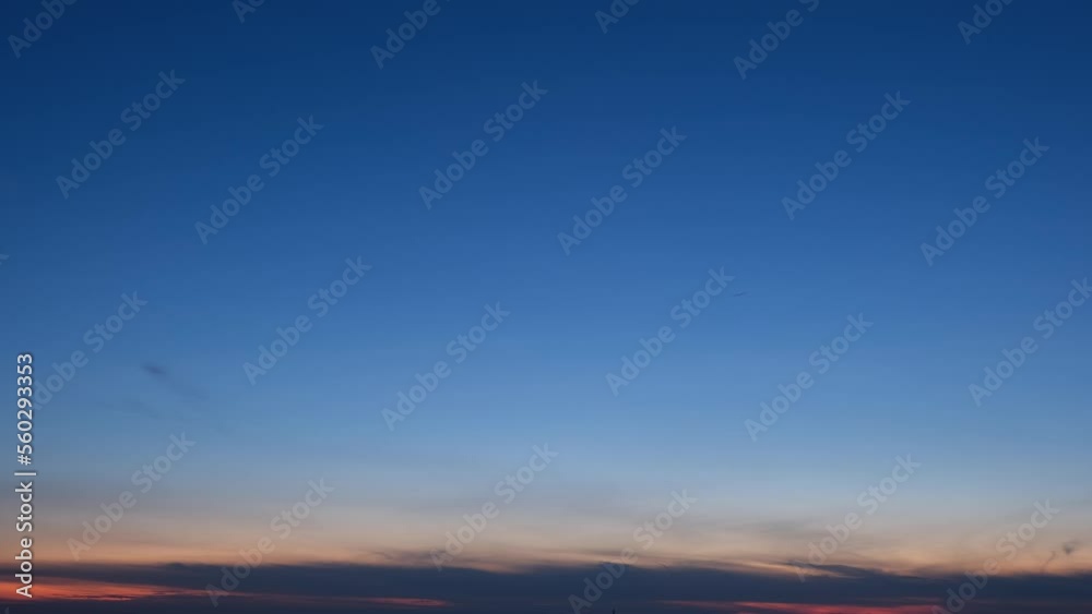 4K : Spectacular timelapse video, Beautiful colorful clouds in the sunrise sky. loop of clouds background. summer sky. sky from window. clouds at sunrise. natural motion background. weather concept

