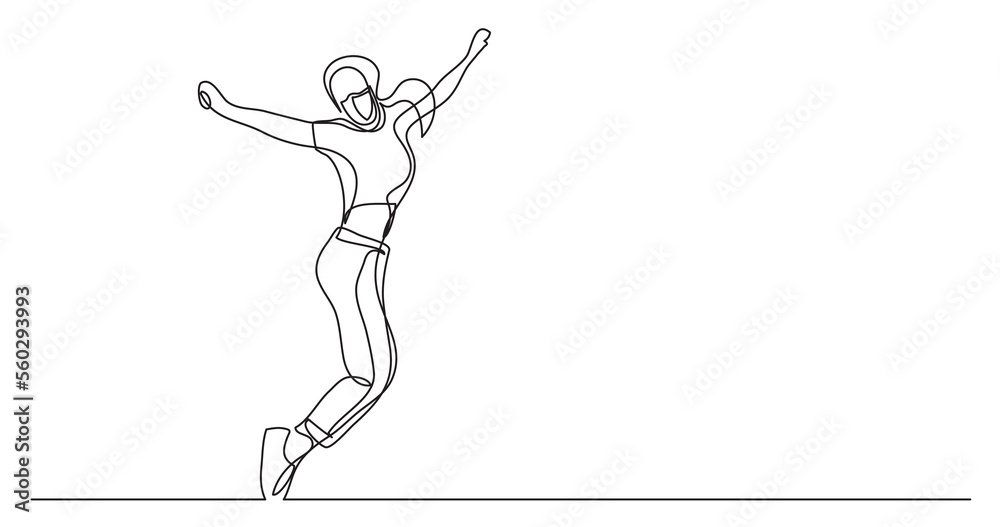 continuous line drawing happy dancing woman 2 wearing face mask - PNG image with transparent background continuous line drawing happy dancing woman 2 wearing face mask - PNG image with transparent background