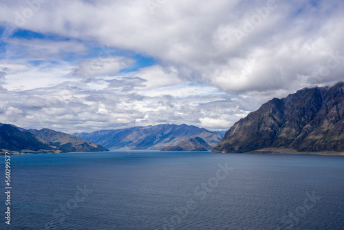 View to the Lake Hawea © eugenedev