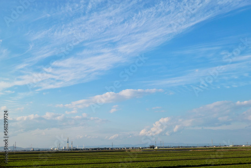 Foto 青い空に白い雲