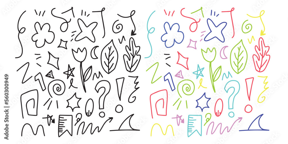 Set of Scribble arrow isolated on white background. black hand drawn arrows set icon.hand drawn arrow icon set. Doodle vector illustration. Set of Scribble arrow isolated on white background. black hand drawn arrows set icon.hand drawn arrow icon set. Doodle vector illustration.
