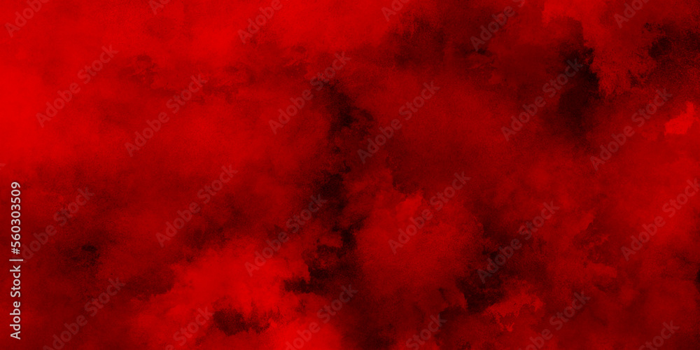 Abstract grainy red grunge texture with blood red smoke, red paper texture with distressed vintage grunge for any design and design-related works.